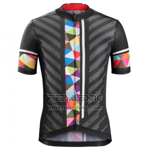 2016 Fietskleding Trek Bontrager Zwart en Rood Korte Mouwen en Koersbroek